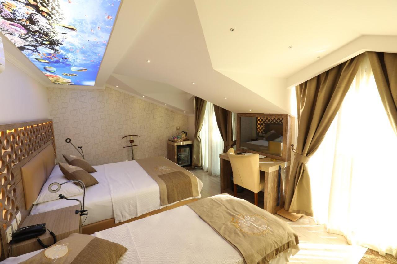 Unluselek Hotel Anamur Bagian luar foto