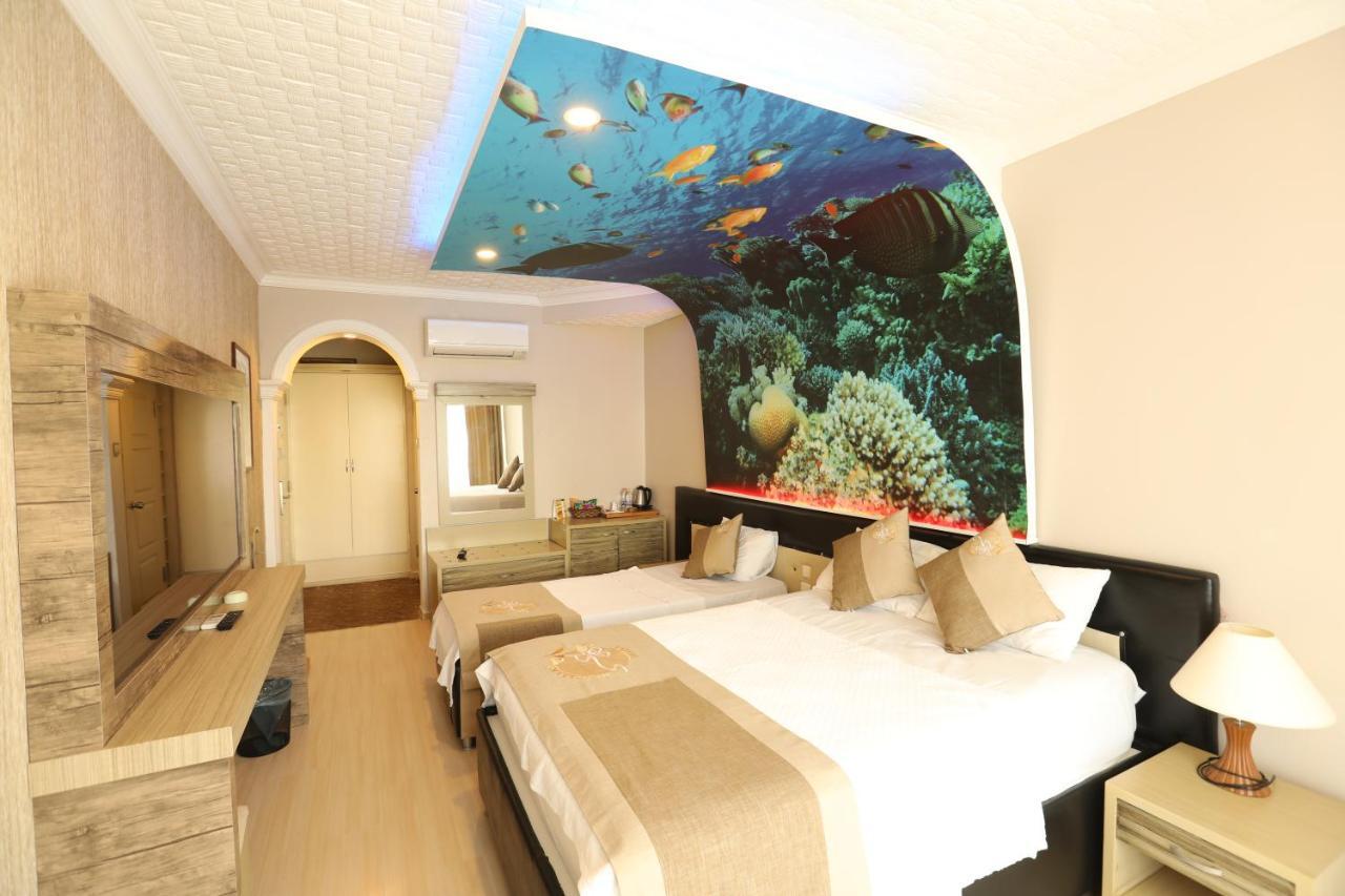 Unluselek Hotel Anamur Bagian luar foto