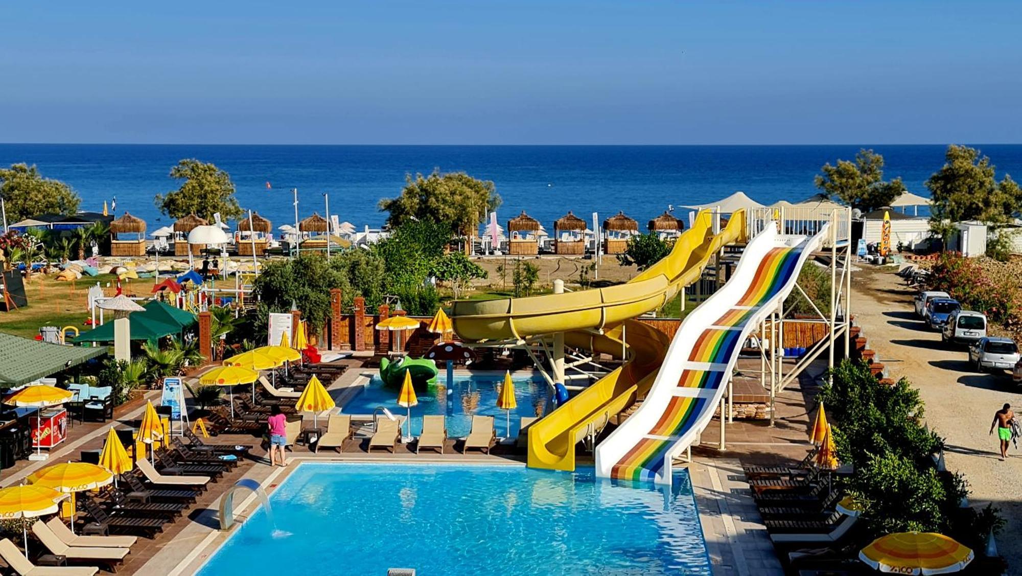 Unluselek Hotel Anamur Bagian luar foto