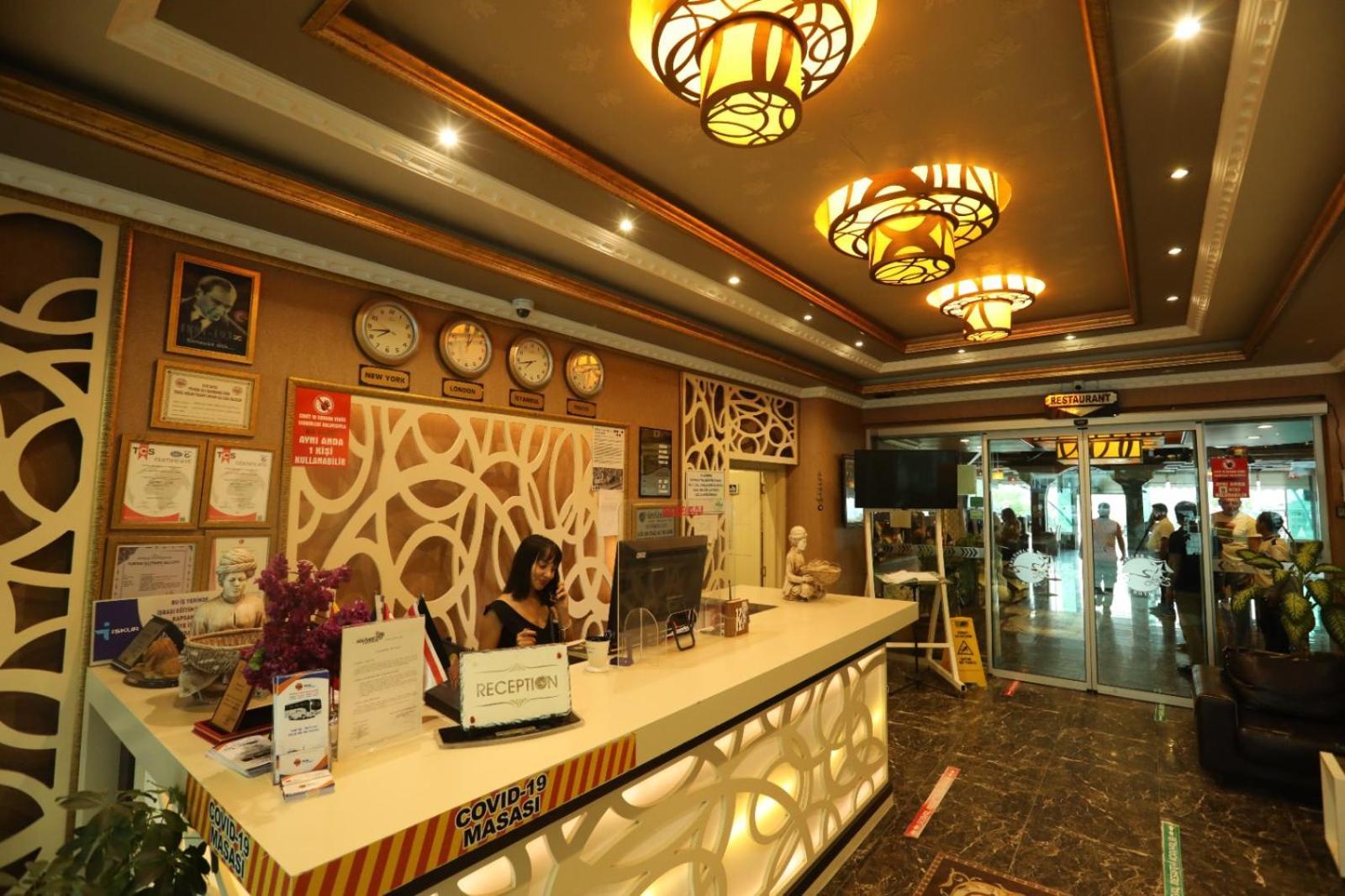 Unluselek Hotel Anamur Bagian luar foto