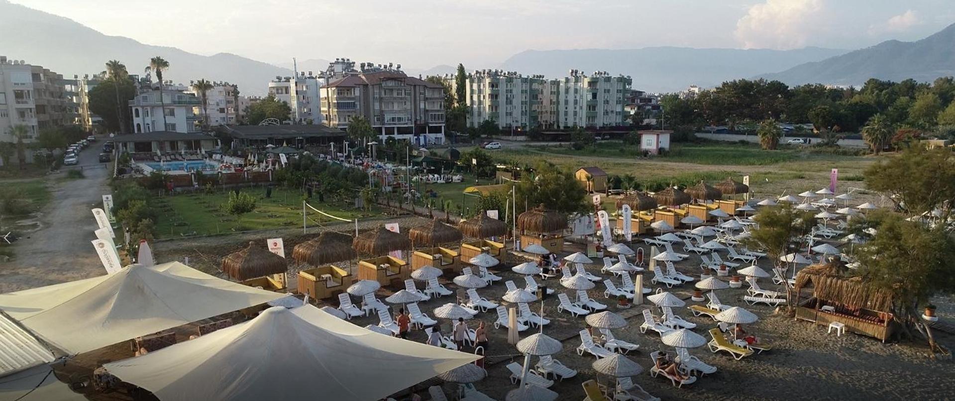 Unluselek Hotel Anamur Bagian luar foto
